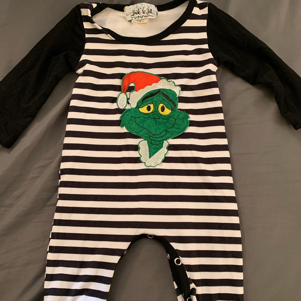 Jack and Jill grinch onesie